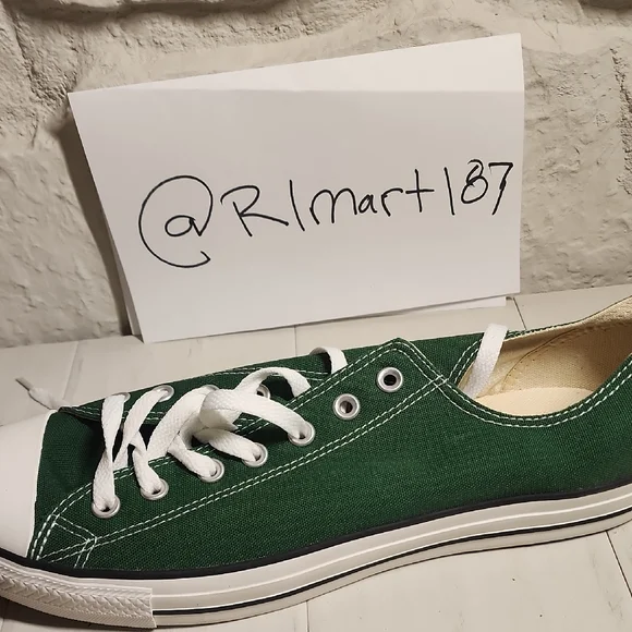 Converse Dark Green Sneakers with White Sole - Picture 4 of 6